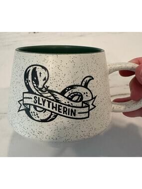 Hallmark Harry Potter Slytherin Speckled Camp Mug Green Int Excellent Condition